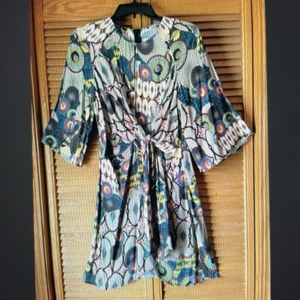 Desigual Dress, size small, unique pattern, purchased in Venice, Italy.